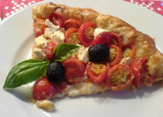 Viel besser als Pizza Margherita mit Oliven